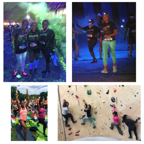 Compilation of photos from Meetup Group Fun Fitness Activities