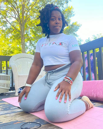 Lukafit Bold Crop Top (White) Review